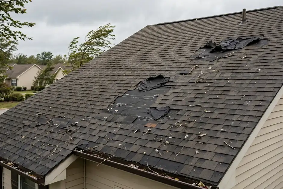 Index on a residential roof
