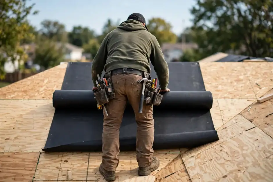Index on a residential roof
