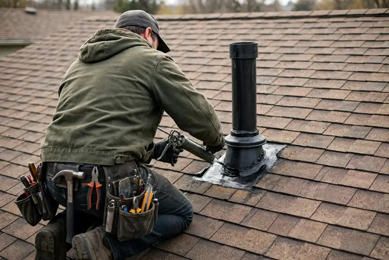 Roof inspection photos taken before a written quote